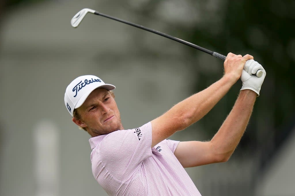 Will Zalatoris took a one-shot lead into the third round of the US PGA Championship (Eric Gay/AP) (AP)