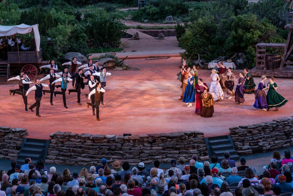 Texas the outdoor Musical performed in Palo Duro Canyon State Park in 2023, Photographed by Jim Livingston