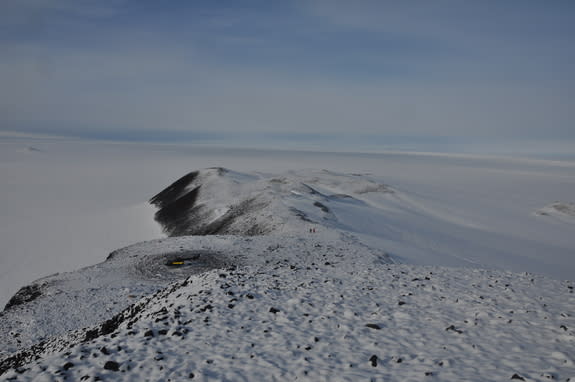 A nunatak in Pine Island Glacier.