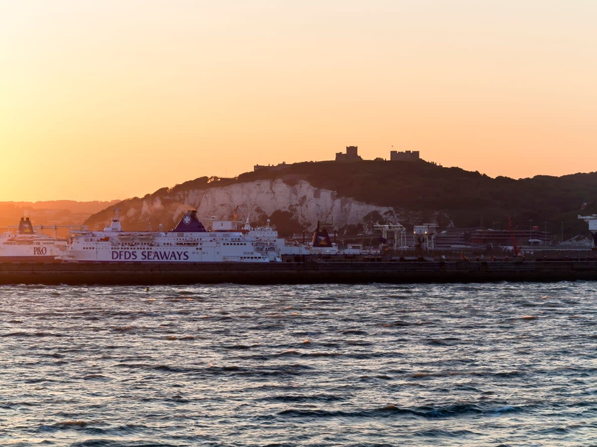 The first transport abroad will be the DFDS ferry (Getty Images)