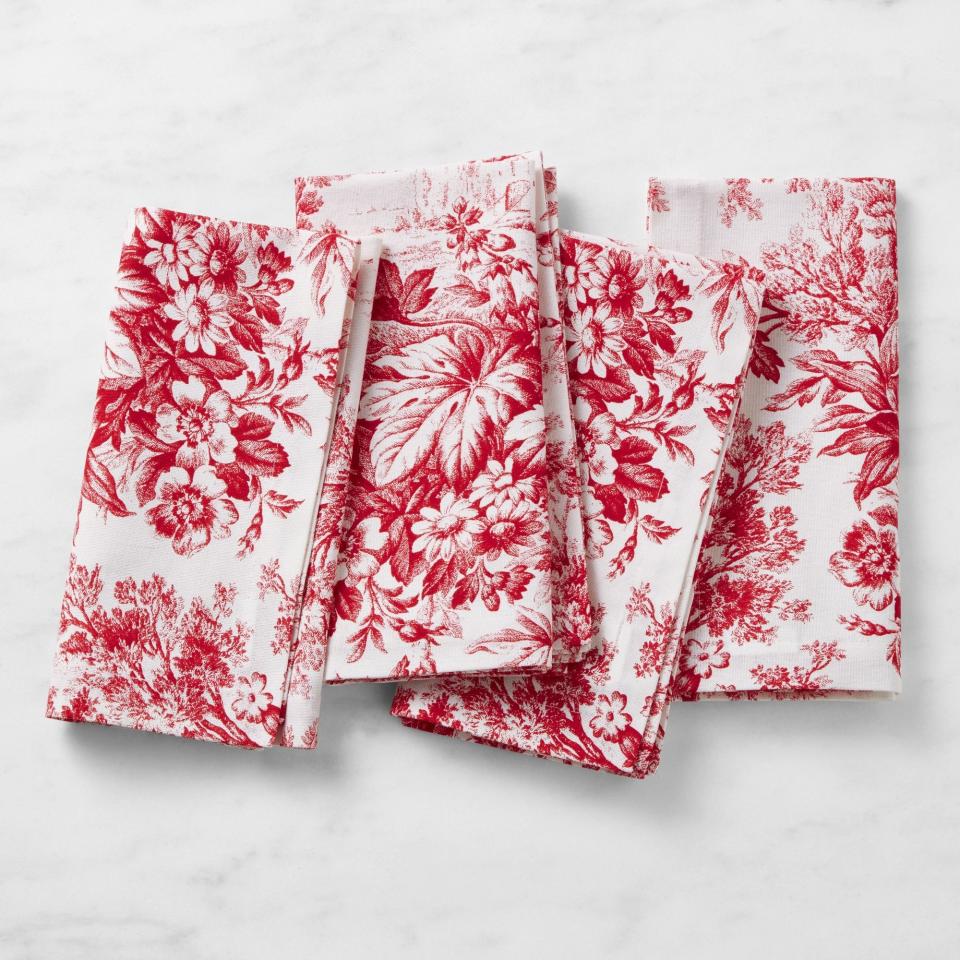 <p><a href="https://go.redirectingat.com?id=74968X1596630&url=https%3A%2F%2Fwww.williams-sonoma.com%2Fproducts%2Fautumn-toile-napkins%2F%3Fgroup%3D1%26sku%3D3316647%26pkey%3Dcall-table-linens&sref=https%3A%2F%2Fwww.bestproducts.com%2Flifestyle%2Fg44545903%2Ftomato-girl-summer-products-sale-july-2023%2F" rel="nofollow noopener" target="_blank" data-ylk="slk:Shop Now;elm:context_link;itc:0;sec:content-canvas" class="link ">Shop Now</a></p><p>Botanical Toile Napkins (Set of 4)</p><p>$31.99</p><p>williams-sonoma.com</p>