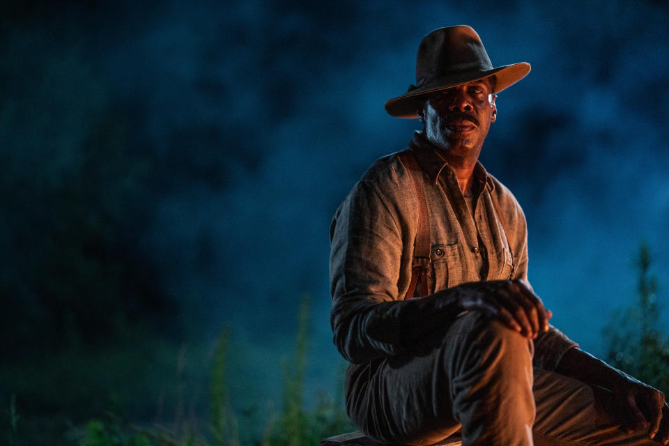 This image released by Warner Bros. Pictures shows Colman Domingo in a scene from "The Color Purple." (Ser Baffo/Warner Bros. Pictures via AP)