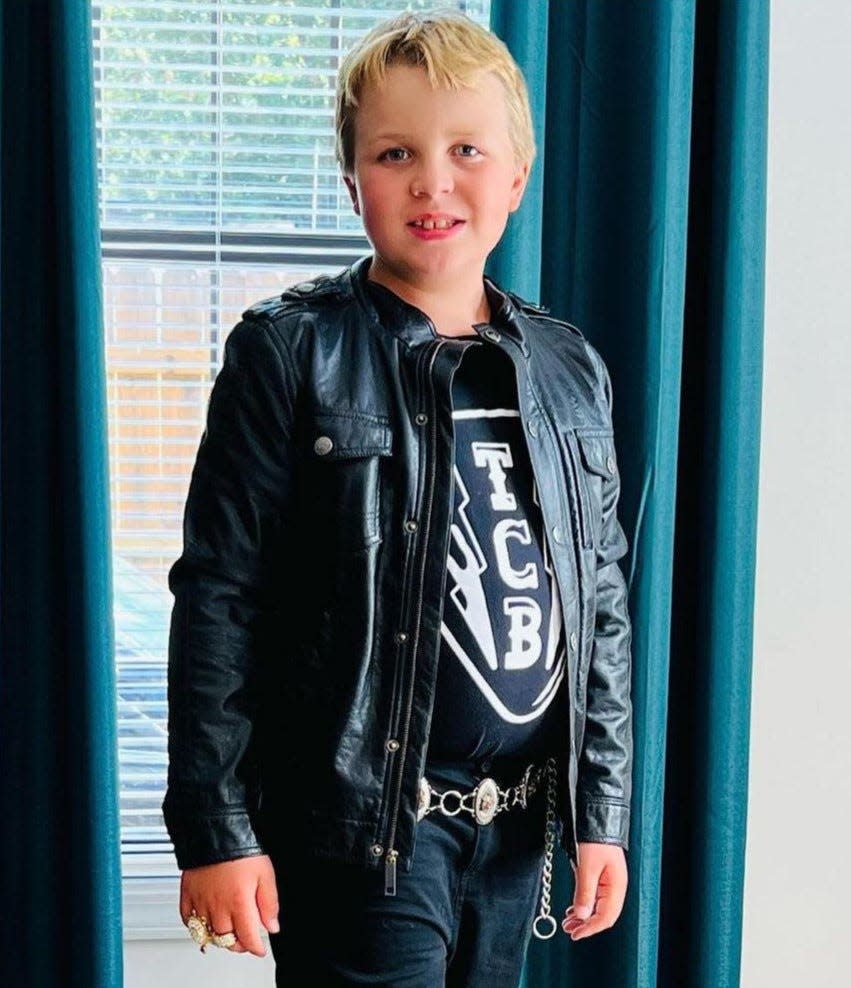 Jett Watts, a fourth grade student at Sequiota Elementary, is a super fan of Elvis Presley.