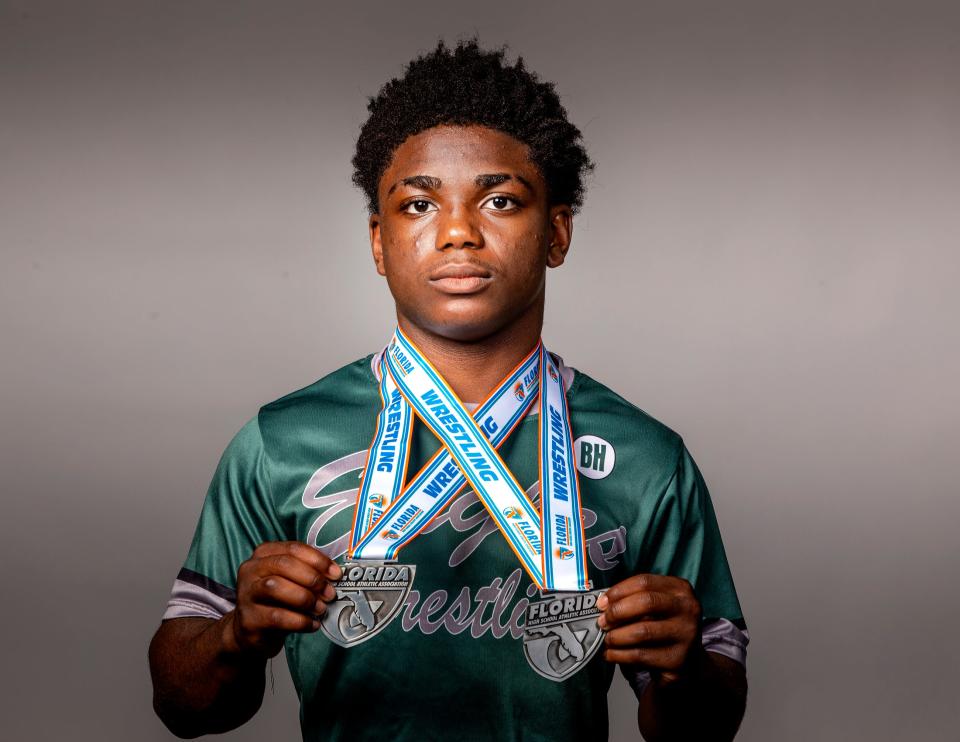 All County Wrestling - George Jenkins High School - Roderick Brown in Lakeland Fl. Thursday March 22, 2024.
Ernst Peters/The Ledger