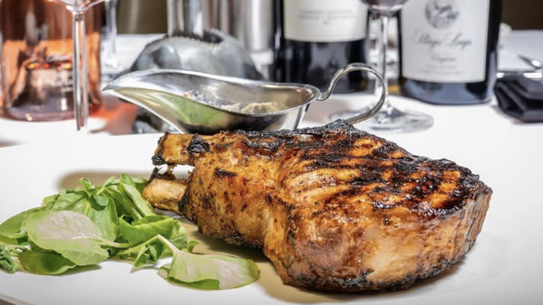 Morton's Prime Pork Chop