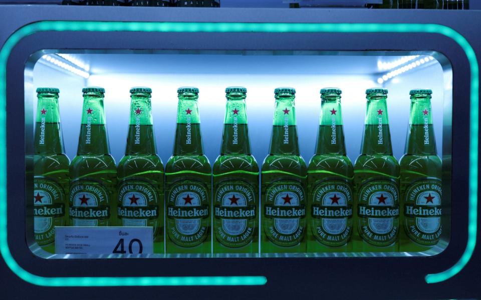 Heineken beer sales lockdown inflation prices - REUTERS/Soe Zeya Tun/File Photo