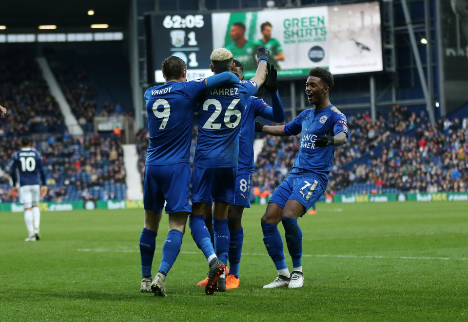 Both Jamie Vardy and Riyad Mahrez were in devastating form at West Brom