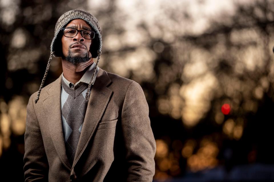 Keland Nance lost his daughter, Jermeisha Nance, to gun violence on Nov. 7. Photographed Tuesday, Nov. 12, 2019, at his property on the corner of Florida Street and East Mallory Avenue in Memphis.