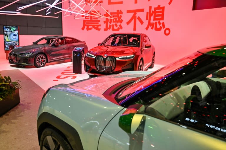Der Vorstandsvorsitzende des bayrischen Autoherstellers BMW hat vor der Einführung von EU-Strafzöllen auf chinesische Elektroautos gewarnt. Er sei für "freien Handel", sagte Oliver Zipse am Mittwoch bei der Veröffentlichung der BMW-Quartalszahlen. (Hector RETAMAL)