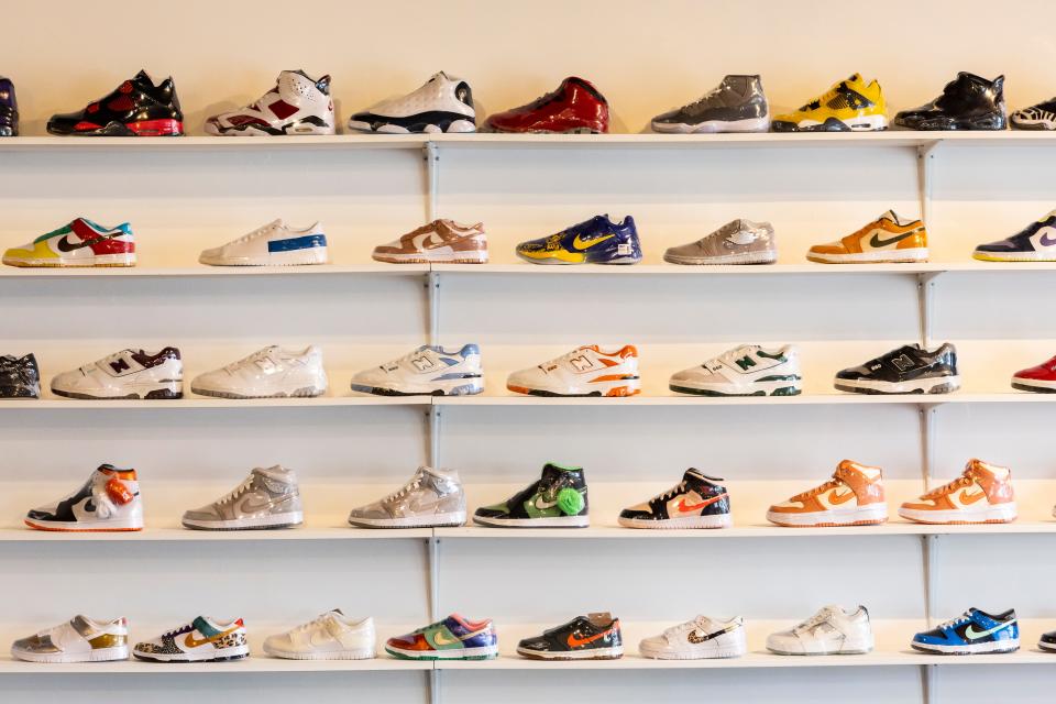 Awoken Kicks has opened on Harrison Avenue and offers a selection of vintage shoes and clothing.