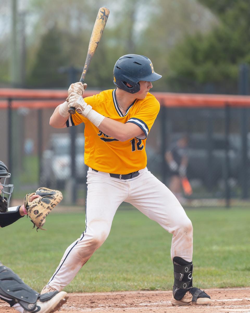 Hartland's Brayden Crowe leads Livingston County with a .574 batting average and 30 runs batted in.