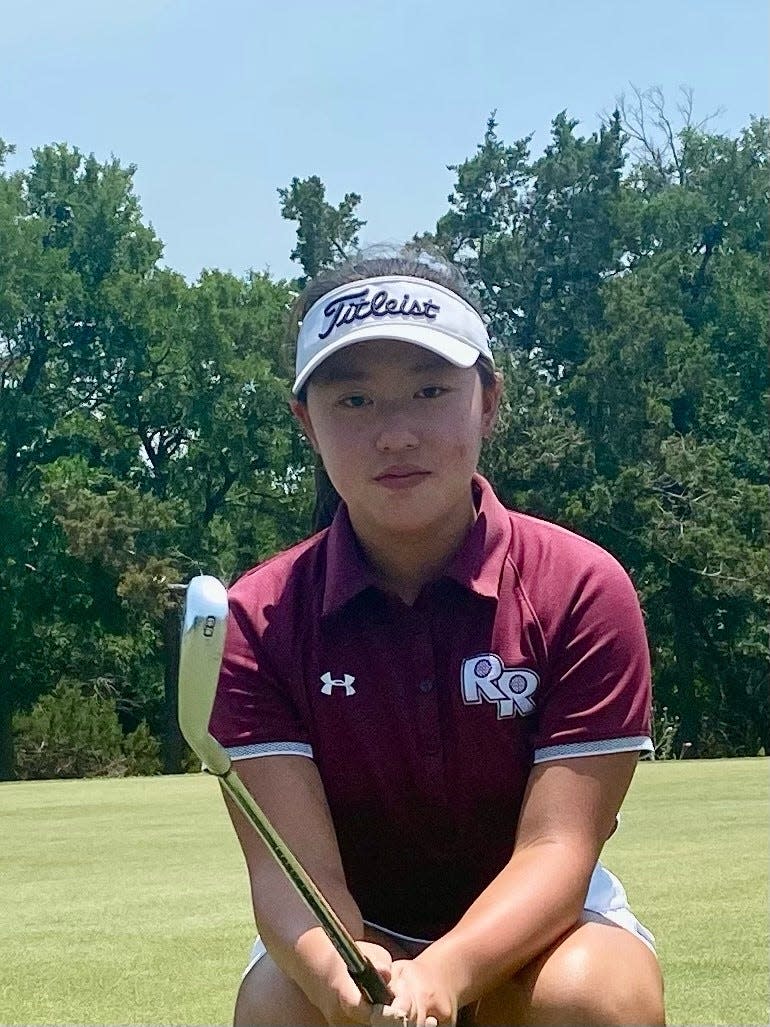 Jiyu Han, a junior from Round Rock, carded a 1-over 73 on the first day of the Class 6A golf tournament. She finished with a birdie on 17 and an eagle on 18.