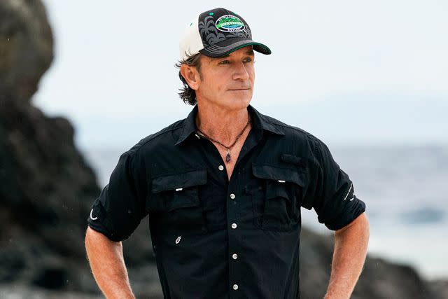 <p>Robert Voets/CBS</p> Jeff Probst on 'Survivor 46'