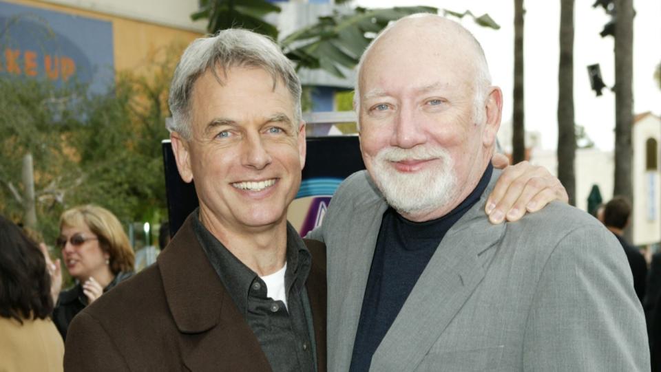 Mark Harmon and Donald Bellisario of NCIS