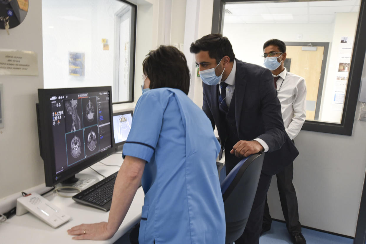 Health Secretary Humza Yousaf said he hoped the treatment would help prolong the lives of thousands of cancer patients (Medical Illustration, NHSGGC/PA)