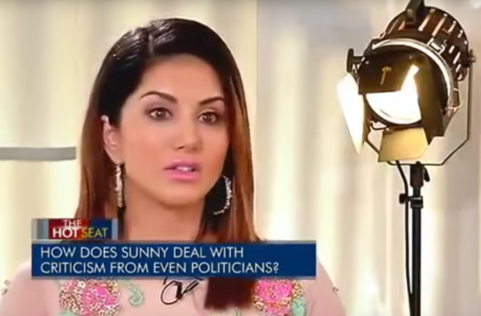 Saney Leaon Xxx Vedio - Bollywood Star Sunny Leone Slams Interviewer That Dredged Up Her Porn Past