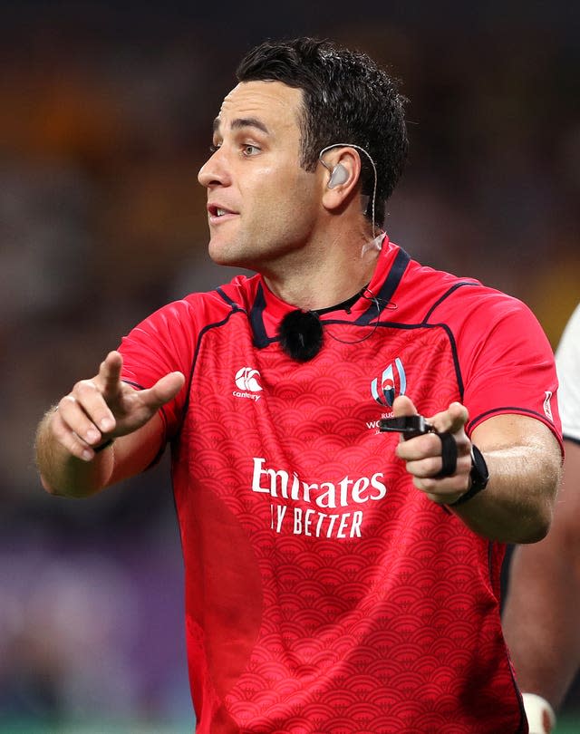 Referee Ben O’Keeffe has been the subject of a charm offensive from the Lions 