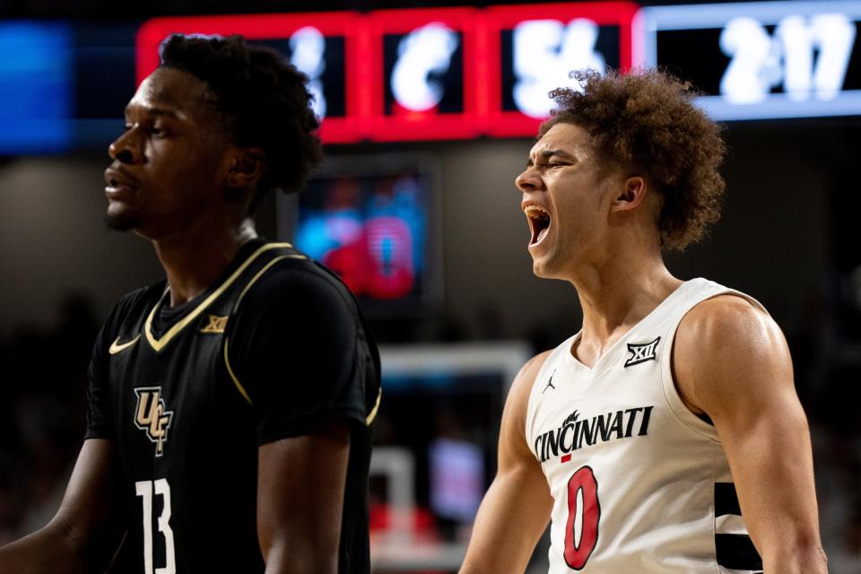 Dan Skillings Jr. led UC with 21 points in their 68-57 win over UCF Jan. 27.