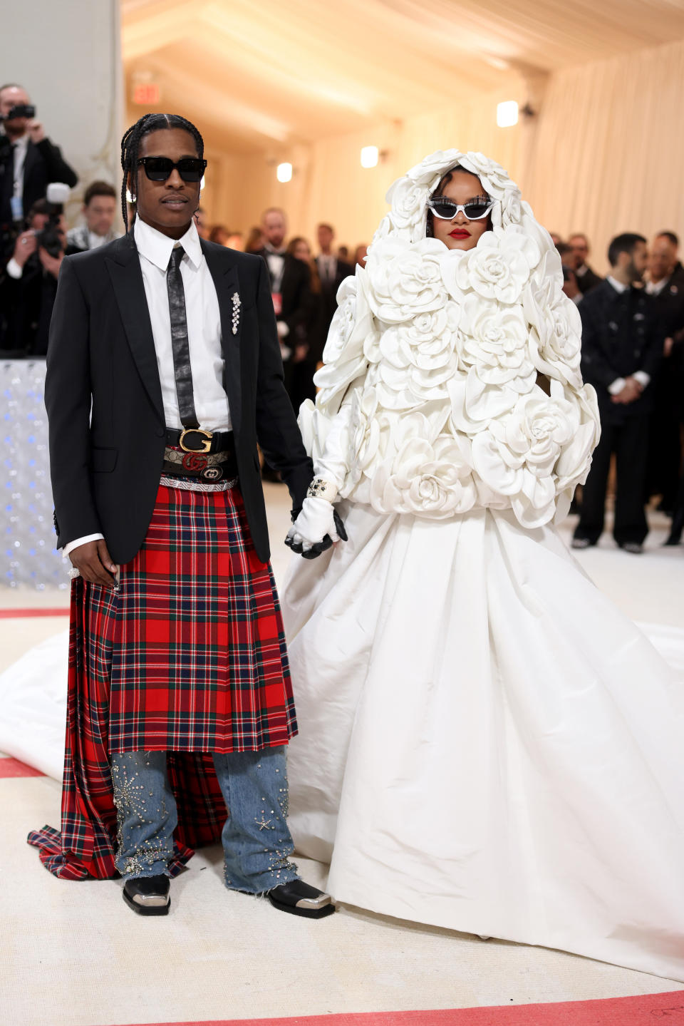 Rihanna And AAP Rocky Were The 2023 Met Gala's Grand Finale, As They