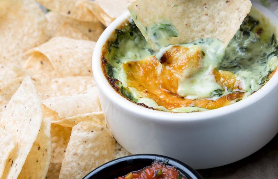 <p>Spinach and artichoke dip, cheese dip and French onion dip are perfect for <a href="https://www.thedailymeal.com/entertain/win-game-day-these-21-irresistible-dips-slideshow?referrer=yahoo&category=beauty_food&include_utm=1&utm_medium=referral&utm_source=yahoo&utm_campaign=feed" rel="nofollow noopener" target="_blank" data-ylk="slk:game days spent indoors;elm:context_link;itc:0;sec:content-canvas" class="link ">game days spent indoors</a>, but when it comes to a cookout, these dairy-based creations are a non-starter. Dipping a chip into a warm, creamy dip just doesn’t hit the spot like a fresh <a href="https://www.thedailymeal.com/best-recipes/fire-roasted-tomato-salsa?referrer=yahoo&category=beauty_food&include_utm=1&utm_medium=referral&utm_source=yahoo&utm_campaign=feed" rel="nofollow noopener" target="_blank" data-ylk="slk:tomato salsa;elm:context_link;itc:0;sec:content-canvas" class="link ">tomato salsa</a> or <a href="https://www.thedailymeal.com/best-recipes/garlic-black-bean-dip?referrer=yahoo&category=beauty_food&include_utm=1&utm_medium=referral&utm_source=yahoo&utm_campaign=feed" rel="nofollow noopener" target="_blank" data-ylk="slk:black bean dip;elm:context_link;itc:0;sec:content-canvas" class="link ">black bean dip</a>.</p>