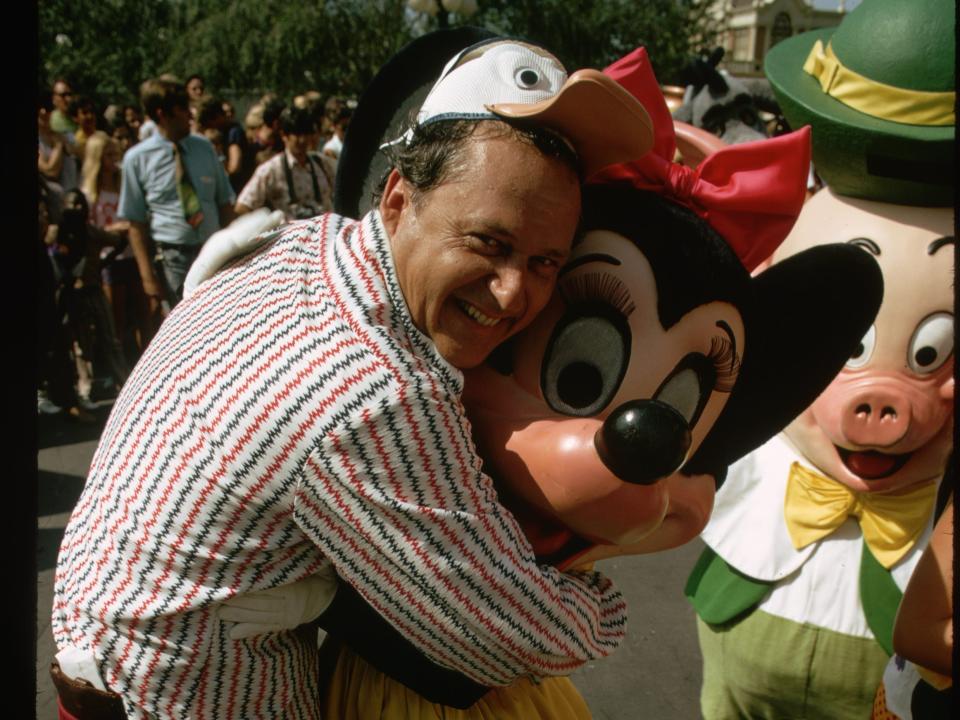 Tourist Hugging Minnie Mouse 1972