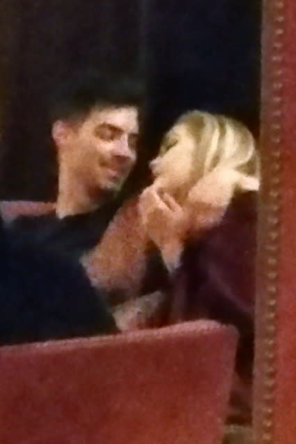 Fashion model Gigi Hadid and Joe Jonas were spotted at the Bowery Hotel Bar in New York City and from the looks of things, they are getting very close. An eyewitness tells ET that the two were "very affectionate with one another." <strong>PICS: Joe Jonas and Gigi Hadid Get Close in Toronto </strong> Splash News Joe is said to have had his arm around Gigi most of the night and in return Gigi had her arms around his shoulders. The two were snapped sitting very close to one another, sharing some laughs and looking really happy together, and our witness tells us that they went home together after hanging out from 11 p.m. until 4 a.m. this morning. This comes after the two were seen looking "like a new high school couple" in Toronto. Gigi and Joe were staying in the same hotel in the Canadian city an eyewitness told ET that they had dinner at restaurant Brassaii and later took a cab back to their hotel. <strong>WATCH: New Couple Alert? Joe Jonas and Gigi Hadid Spotted Puppy Shopping </strong> As rumors of a romance persist, neither Gigi nor Joe has said that they are dating. "It's just really hilarious to us," Gigi told E!. "We will read it and we will be like, 'Oh, we're dating. Oh cool.' We just laugh it off. It's funny for us."