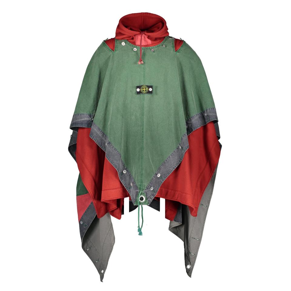 From Stone Island’s first collection, this cape is based on the German military Zeltbahn. - Credit: Courtesy of Westminster Clothing Archive