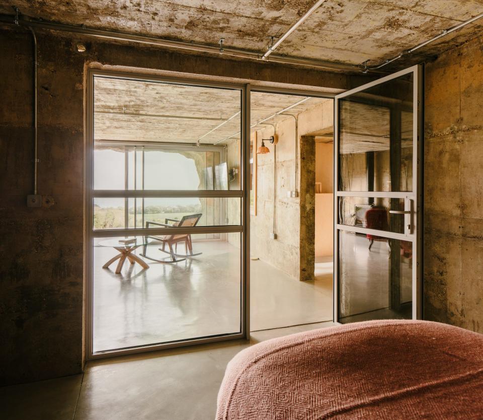 WW2 radar bunker bedroom