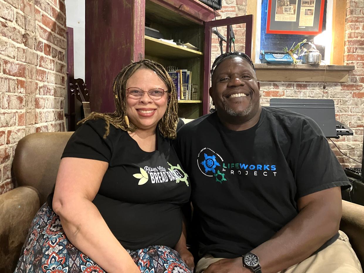 Adrienne and AJ Young, cofounders of LIFEworks Project based in Waynesboro, are getting close to opening the River City Bread Basket, a free client-choice grocery outlet.
