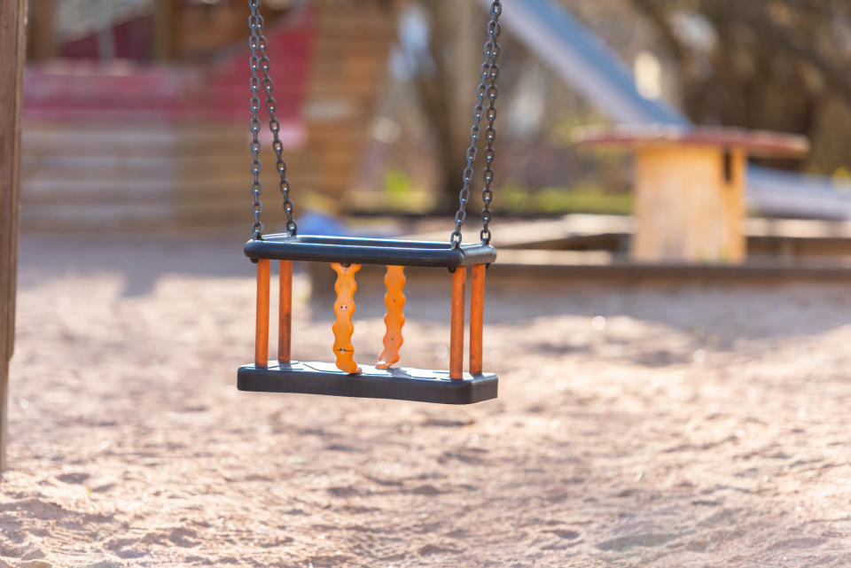 An empty swing