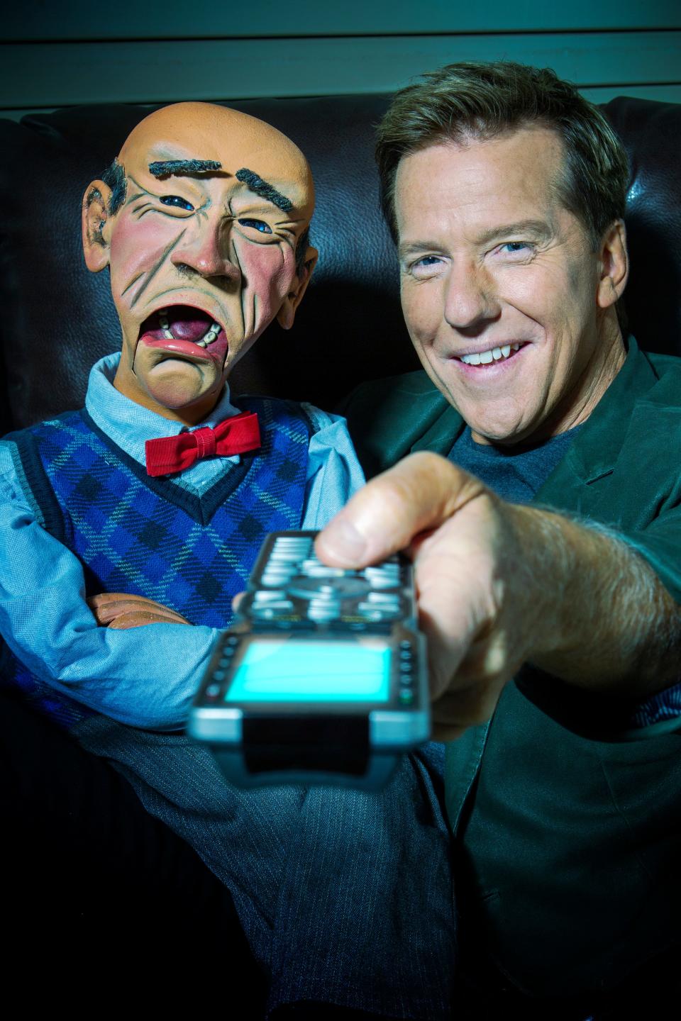 Jeff Dunham with his perpetually grumpy cohort Walter.