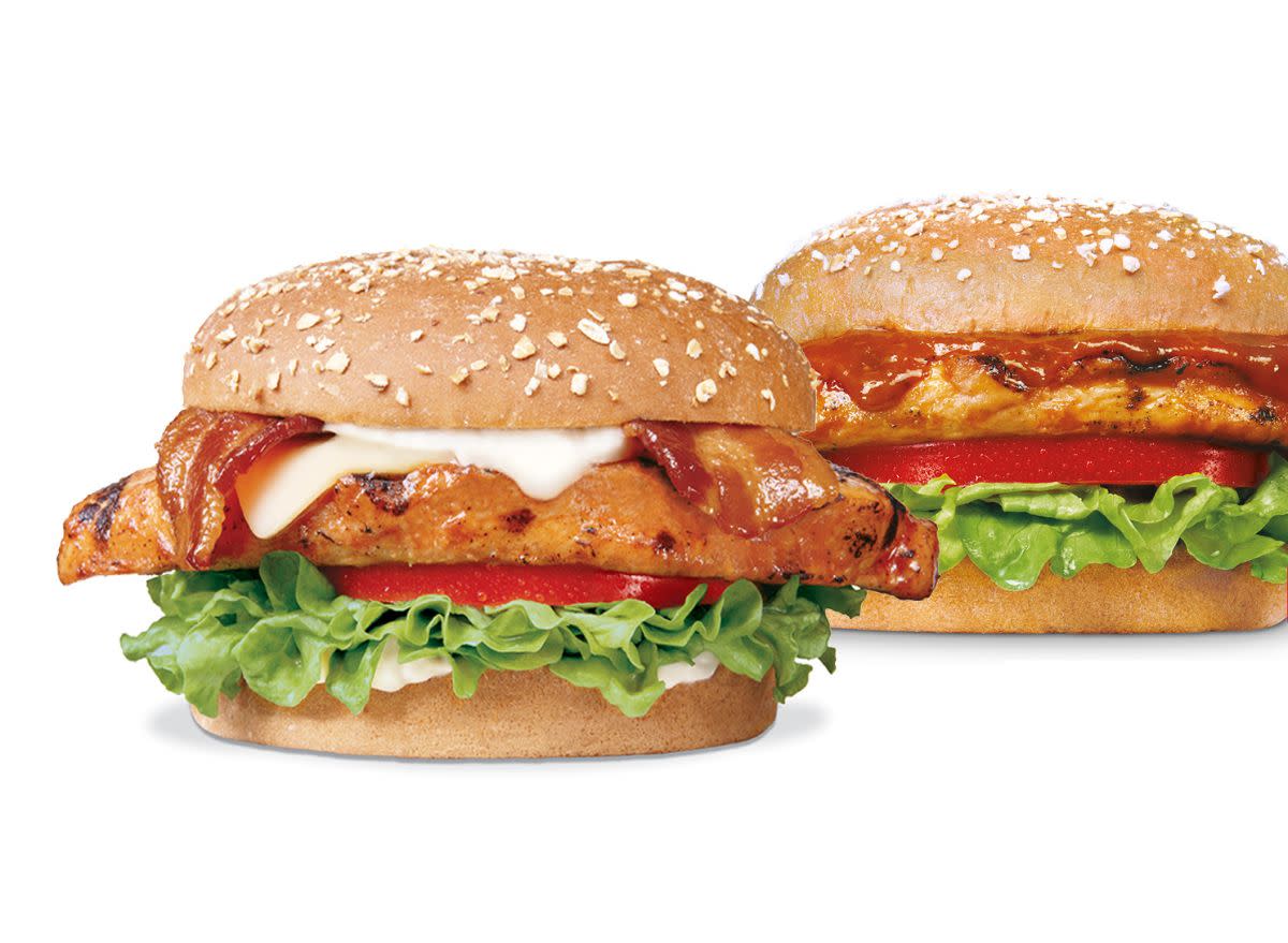 Carl's Jr. chicken sandwiches