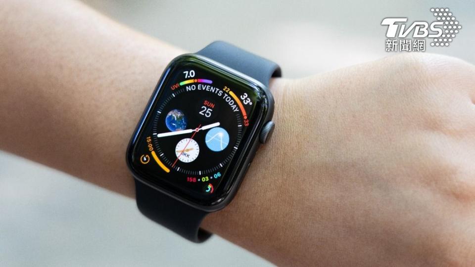 蘋果智慧型手錶Apple Watch。（示意圖／Shutterstock達志影像）
