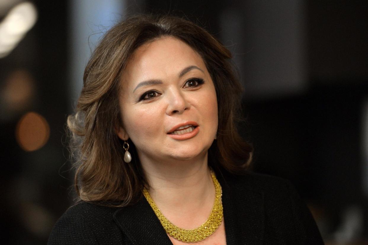 Russian lawyer Natalia Veselnitskaya speaks during an interview in Moscow: YURY MARTYANOV/AFP/Getty Images