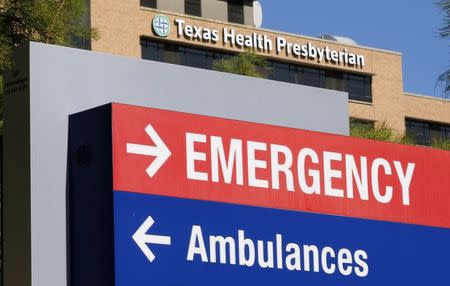 A general view of the Texas Health Presbyterian Hospital is seen in Dallas, Texas, October 4, 2014. REUTERS/Jim Young