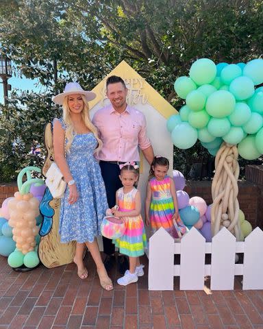 <p>Maryse Ouellet Instagram</p> Mike "The Miz" Mizanin and Maryse Ouellet with their kids on Easter, 2023