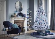 <p><strong>John Lewis says:</strong> 'Create a distinctive festive look inspired by the sparkling blue ocean with the striking John Lewis Sapphire collection. Marine life adds a bold sense of character wit fanciful fish, crystal encrusted octopus, playful jellyfish and metallic seashells complementing the delicate hand blown glass baubles.</p><p>'At the centre of this collection sits the Fashion Snow Queen Tree, designed to stimulate frosted white coral.'</p><p><a rel="nofollow noopener" href="https://www.johnlewis.com/browse/christmas/folklore/_/N-7km4" target="_blank" data-ylk="slk:Shop the look NOW;elm:context_link;itc:0;sec:content-canvas" class="link ">Shop the look NOW</a></p>