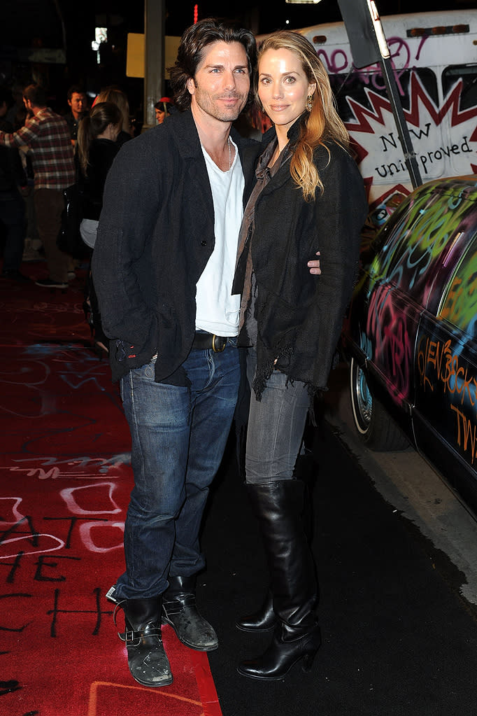 Exit Through the Gift Shop LA premiere 2010 Greg Lauren Elizabeth Berkley