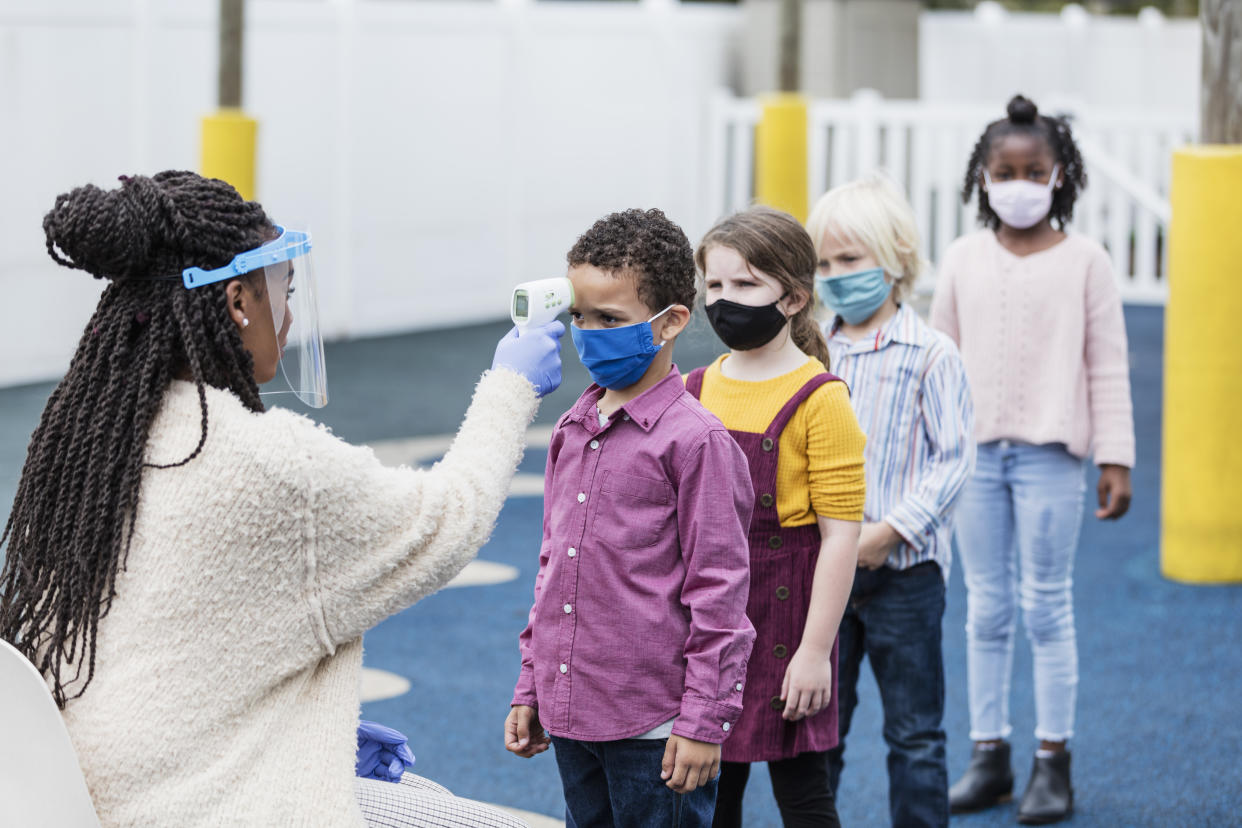 School nurses, as well as administrators are being taxed to the limit in many districts because of their extra pandemic-related duties — something that's prompted a New York District to hire a 