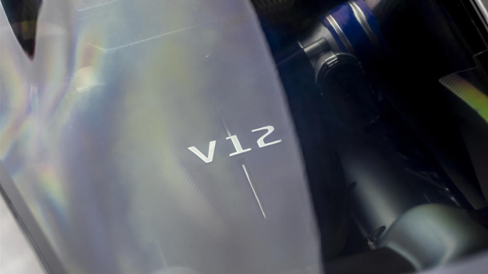 The D12's V-12.
