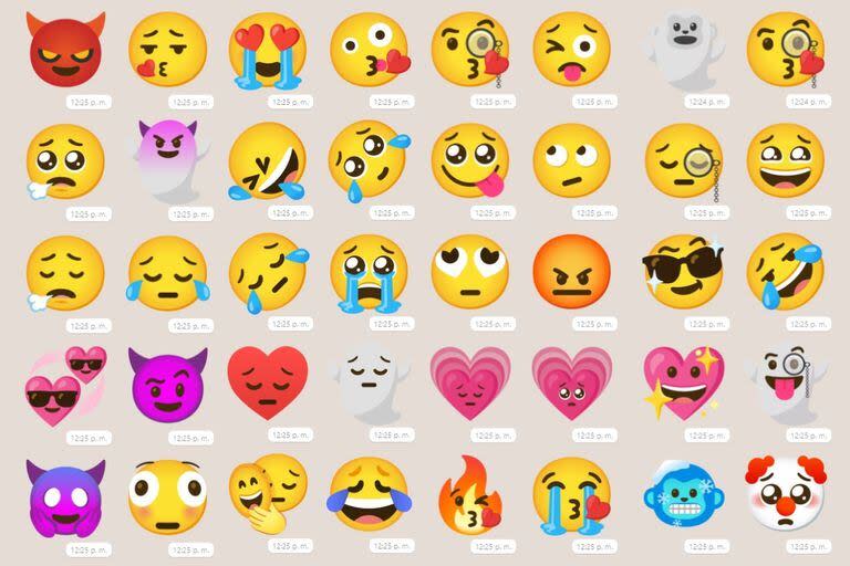 Los nuevos emojis combinados con Gboard se comparten como stickers en los mensajeros como WhatsApp o Telegram