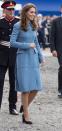 <p>The Duchess <a href="https://www.townandcountrymag.com/style/fashion-trends/a29243564/kate-middleton-alexander-mcqueen-coat-david-attenborough-ship-naming-photos/" rel="nofollow noopener" target="_blank" data-ylk="slk:wore her go-to blue Alexander McQueen coat;elm:context_link;itc:0;sec:content-canvas" class="link ">wore her go-to blue Alexander McQueen coat</a> for the naming ceremony of the RRS Sir David Attenborough, a polar research ship, in Birkenhead.</p>