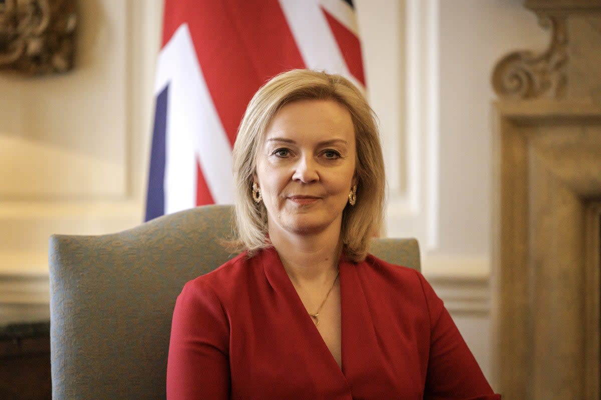 Foreign Secretary Liz Truss, who urged allies to commit to further waves of sanctions against Russia and “constrain further aggression” as she met G7 foreign ministers in Germany on Thursday. Issue date: Thursday May 12, 2022 (Rob Pinney/PA) (PA Wire)