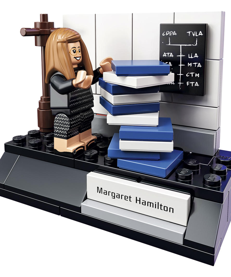 Margaret Hamilton contribuyó a la elaboración del software del Apollo que posibilitó los viajes a la Luna. (Foto: Lego)