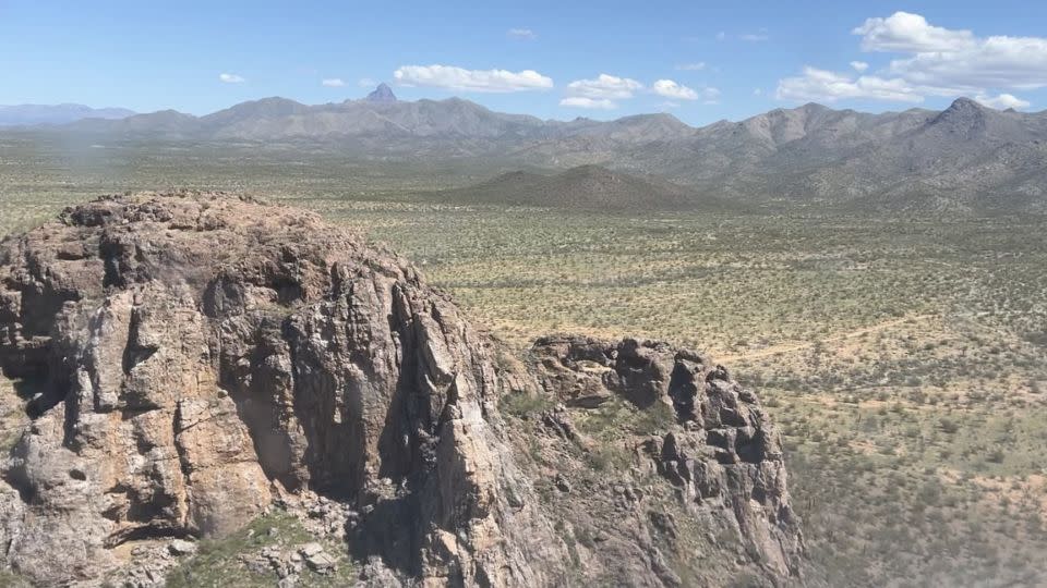 The dangerous southern Arizona terrain is used by smugglers to move narcotics and people in an effort to evade arrest, officials say. - Rosa Flores/CNN