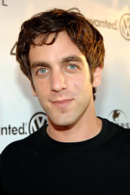 B.J. Novak at the Hollywood premiere of Universal Pictures' The 40-Year-Old Virgin