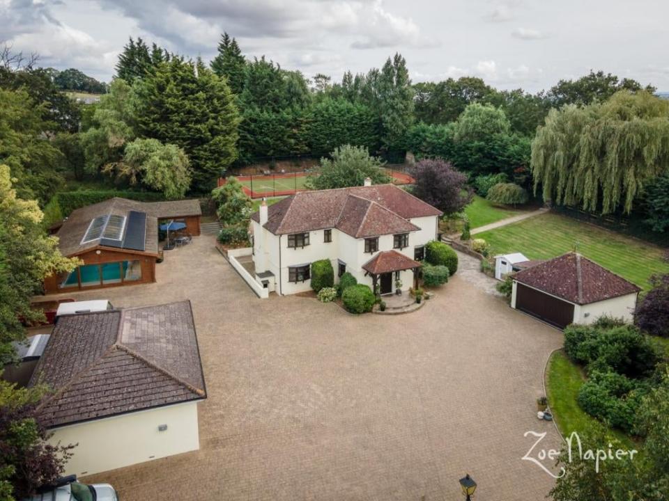 This family home has 23,000 sq ft of outbuildings and acres of space for ponies (Zoe Napier)