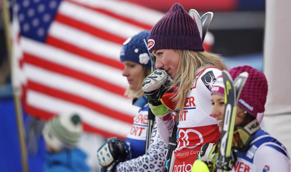 Shiffrin wins the alpine skiing women’s World Cup