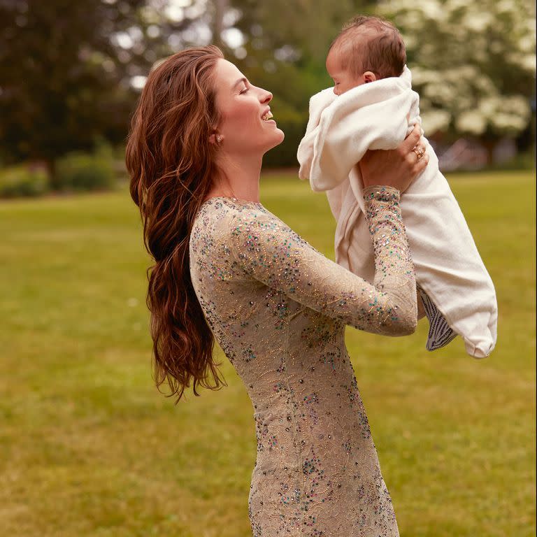 Photo credit: Cameron wears Ralph Lauren Collection dress and De Beers jewellery, photographed by Will Davidson