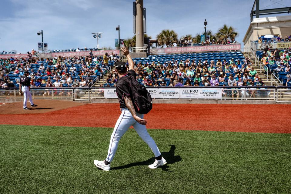 More than 2,700 school kids from three area counties attended the Blue Wahoos Education Day game on Wednesday, May 3, 2023.